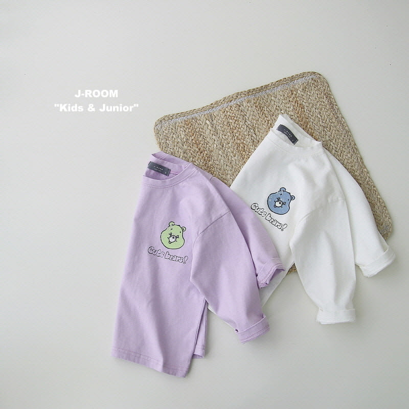 J-Room - Korean Children Fashion - #childofig - Color Bear Tee - 3