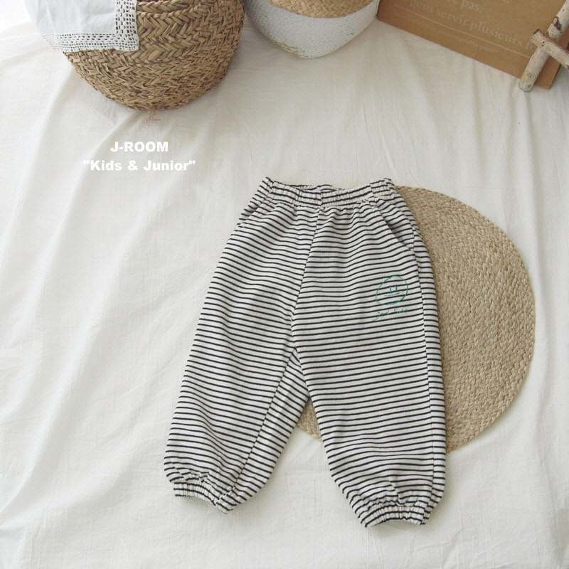 J-Room - Korean Children Fashion - #childofig - ST Embroidery Jogger Pants