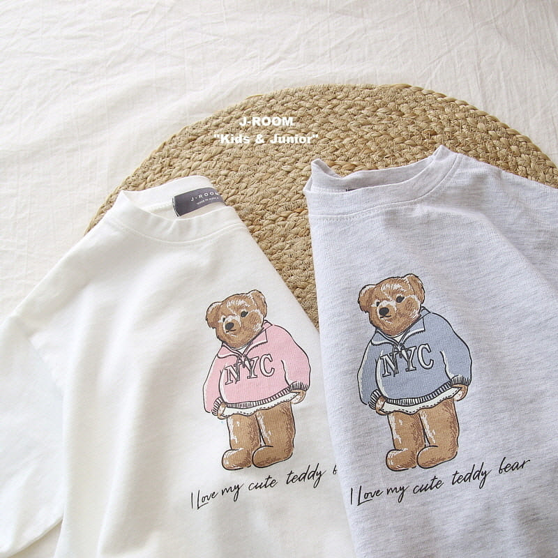 J-Room - Korean Children Fashion - #designkidswear - NYC Bear Tee - 2