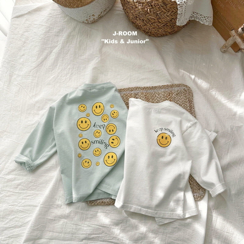 J-Room - Korean Children Fashion - #designkidswear - Lounge Smile Tee