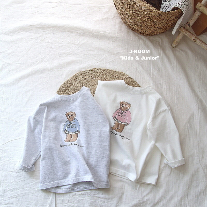 J-Room - Korean Children Fashion - #discoveringself - NYC Bear Tee - 3