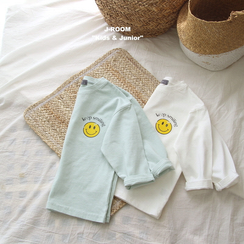 J-Room - Korean Children Fashion - #discoveringself - Lounge Smile Tee - 2
