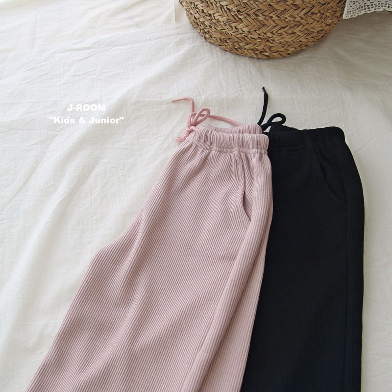 J-Room - Korean Children Fashion - #kidsshorts - Rib Wide Pants - 5