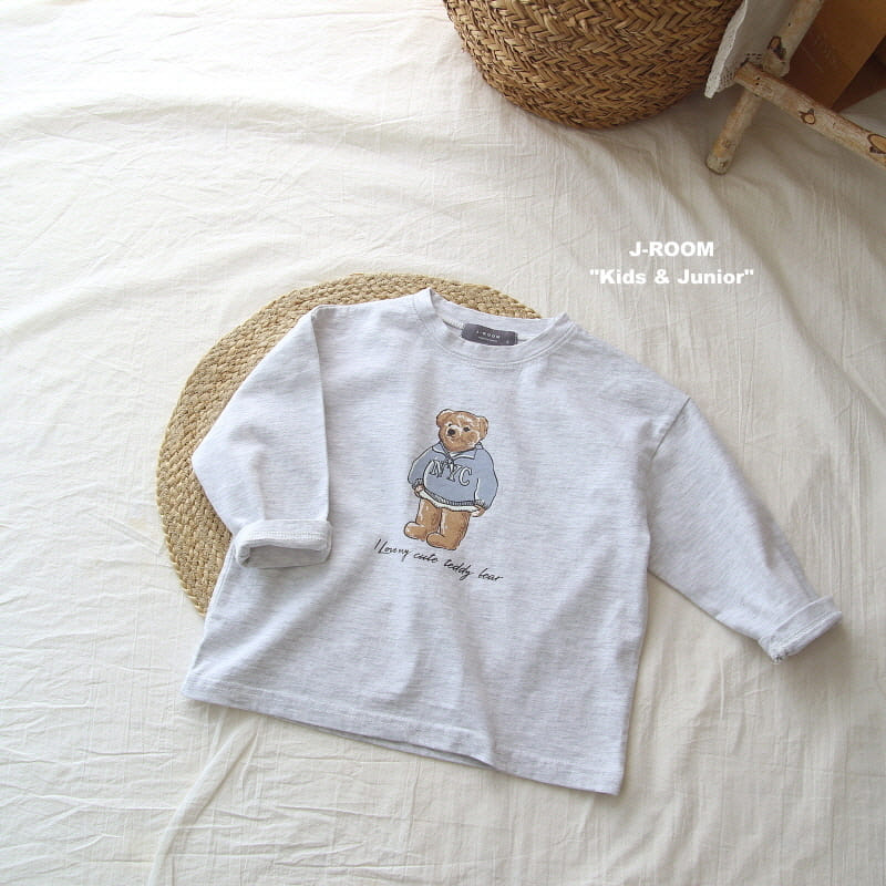 J-Room - Korean Children Fashion - #kidzfashiontrend - NYC Bear Tee - 7