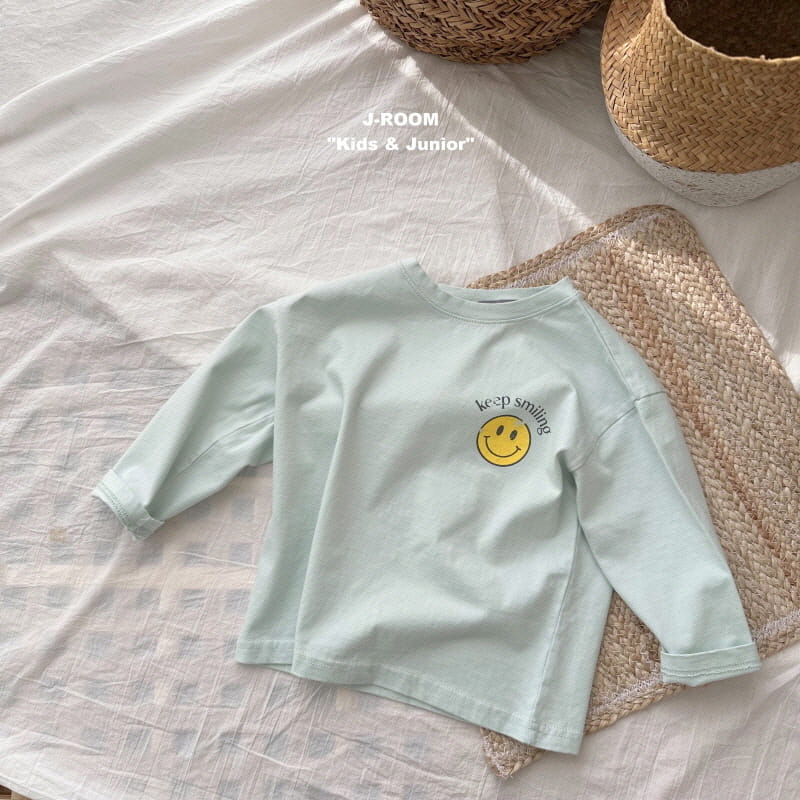 J-Room - Korean Children Fashion - #kidzfashiontrend - Lounge Smile Tee - 6