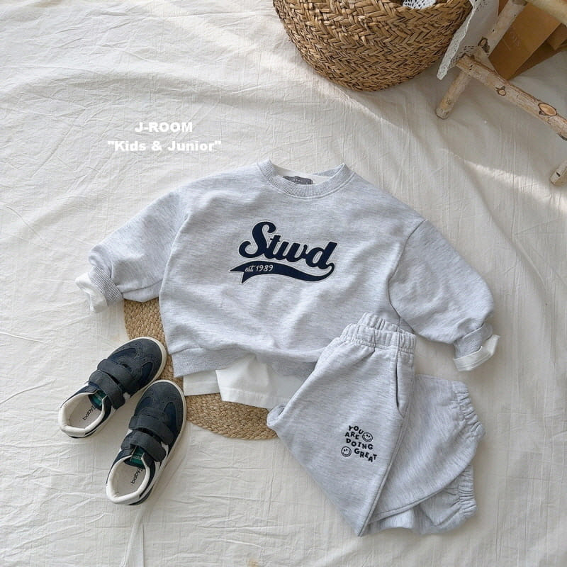 J-Room - Korean Children Fashion - #kidsstore - Embroidery Jogger Pants - 4