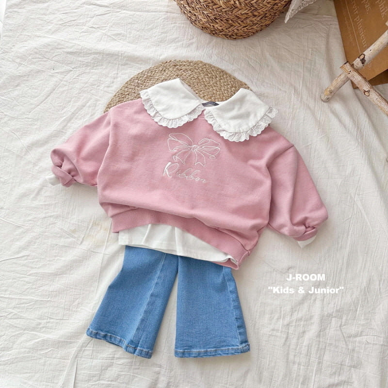 J-Room - Korean Children Fashion - #littlefashionista - Collar Lace Buddy Tee - 7