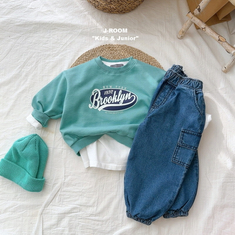 J-Room - Korean Children Fashion - #magicofchildhood - Denim Gumbbang Jogger Pants - 9