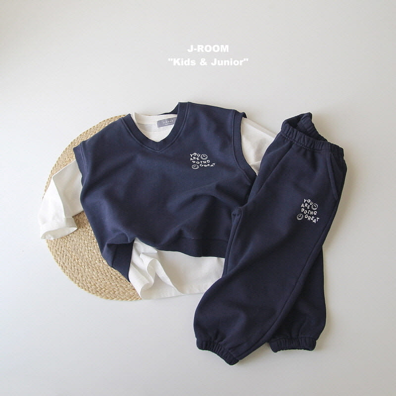 J-Room - Korean Children Fashion - #minifashionista - Embroidery Jogger Pants - 8