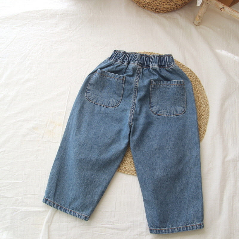 J-Room - Korean Children Fashion - #toddlerclothing - Tin Tin Baggy Denim Pants - 9