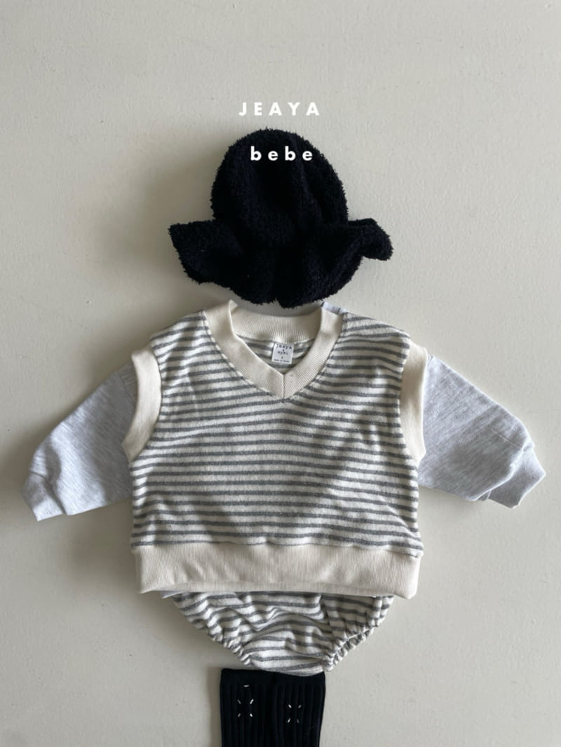 Jeaya & Mymi - Korean Baby Fashion - #babyboutique - Terry Top Bottom Set - 5