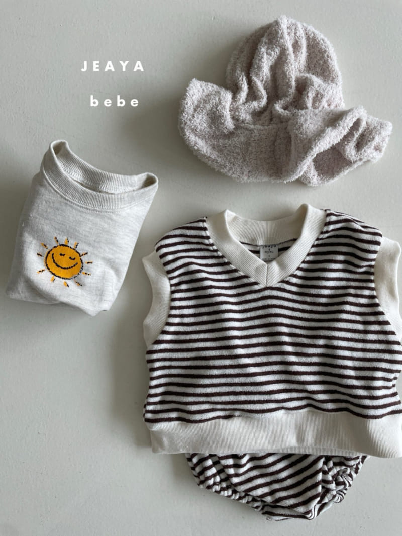 Jeaya & Mymi - Korean Baby Fashion - #babyfashion - Terry Top Bottom Set - 8