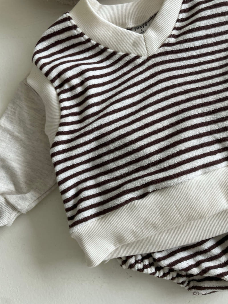 Jeaya & Mymi - Korean Baby Fashion - #babygirlfashion - Terry Top Bottom Set - 10