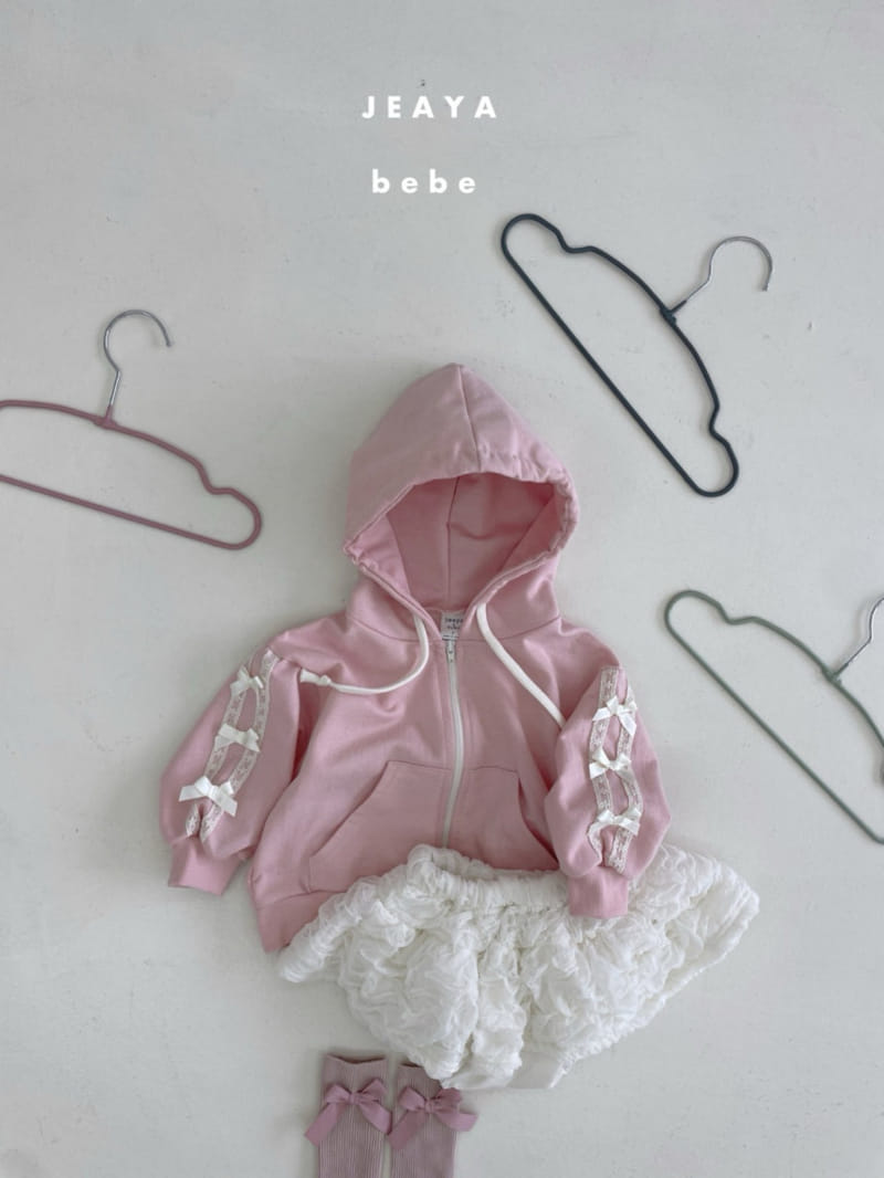 Jeaya & Mymi - Korean Baby Fashion - #babylifestyle - Lace Ribbon Hoody Jumper - 3