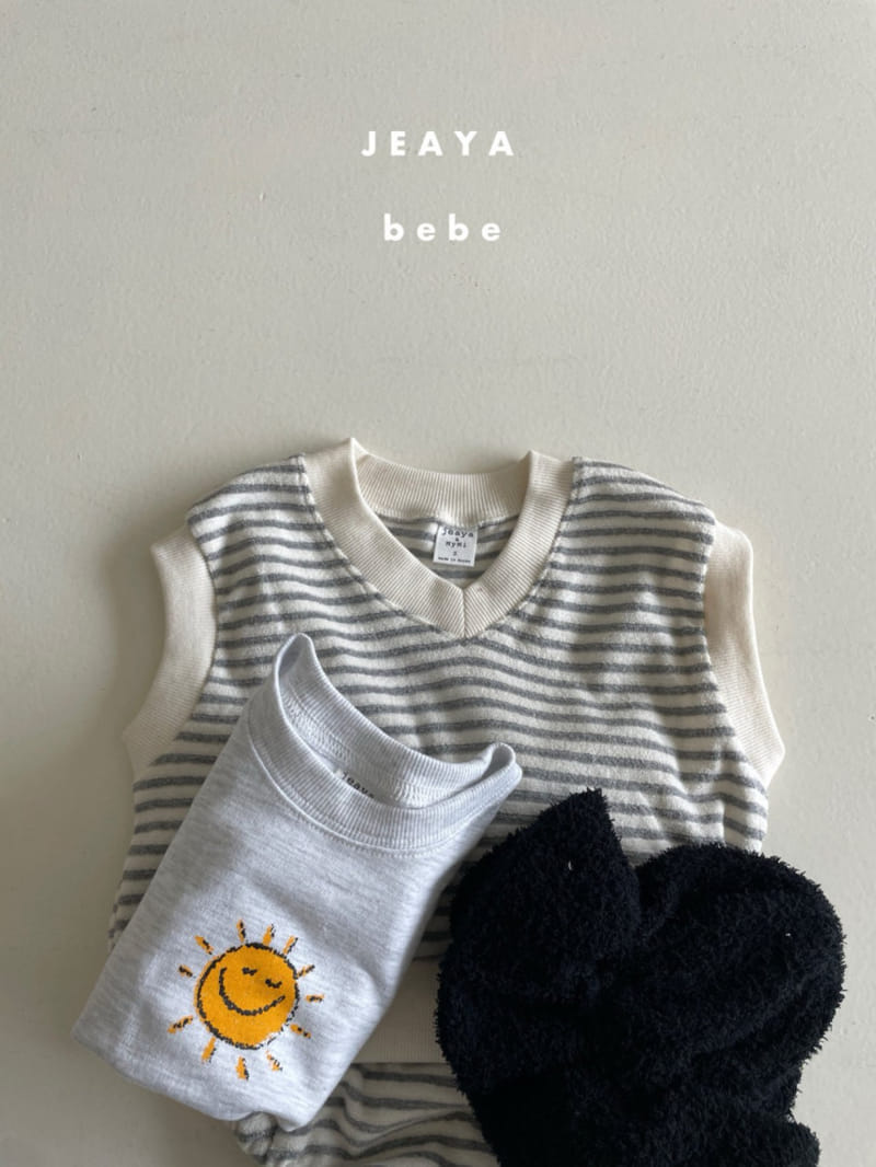 Jeaya & Mymi - Korean Baby Fashion - #babylifestyle - Terry Top Bottom Set - 11
