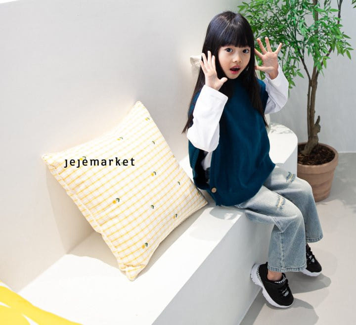 Jeje Market - Korean Children Fashion - #childofig - Gelato Knit Vest - 7