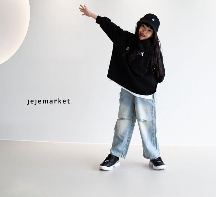 Jeje Market - Korean Children Fashion - #childrensboutique - Milly Torn Denim Pants - 6