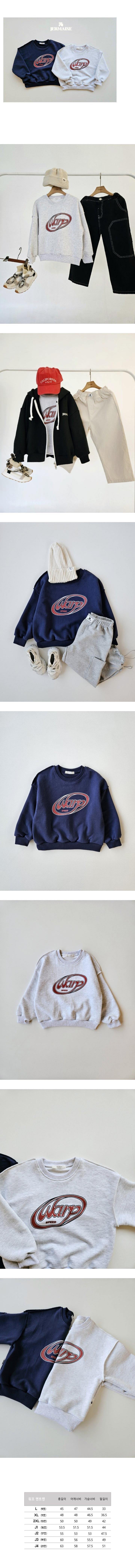 Jermaine - Korean Children Fashion - #kidzfashiontrend - Warp Sweatshirt - 2