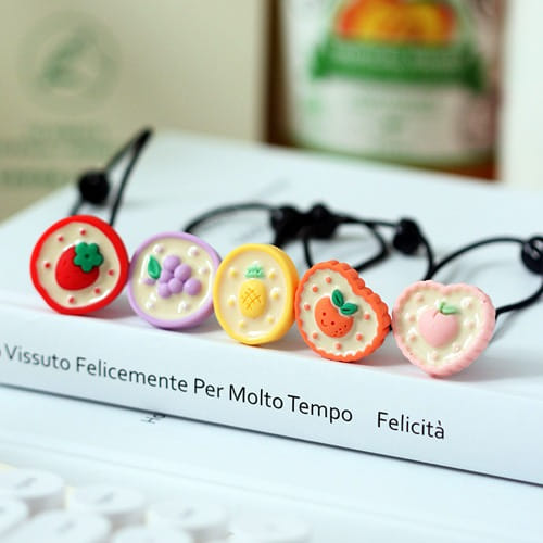 Jireh Bow - Korean Baby Fashion - #babyclothing - Sweet Fruit Bead 5ea 1set