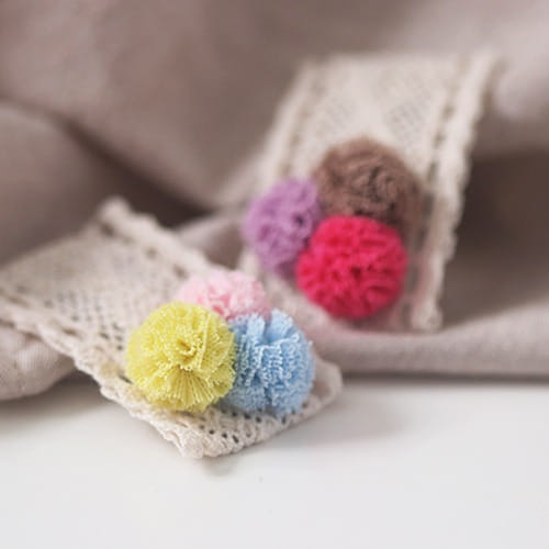 Jireh Bow - Korean Baby Fashion - #babylifestyle - Pudding Lace Ticking Pin