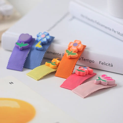 Jireh Bow - Korean Baby Fashion - #babyoninstagram - Line Flower Ticking Pin