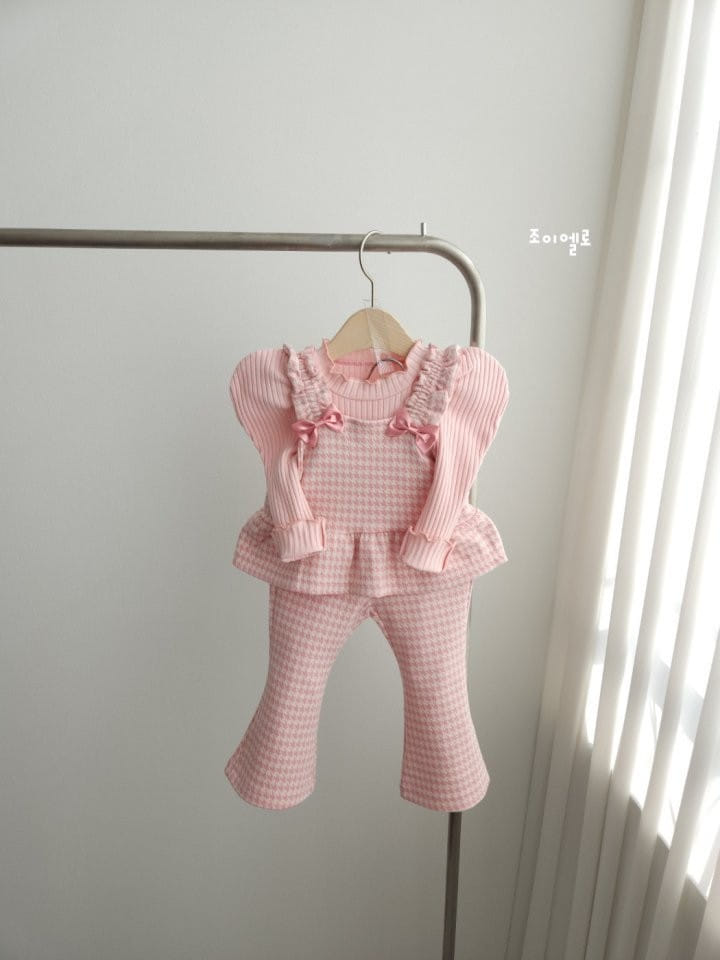 Joyello - Korean Children Fashion - #childofig - Bird Sleeveless Top Bottom Set - 4