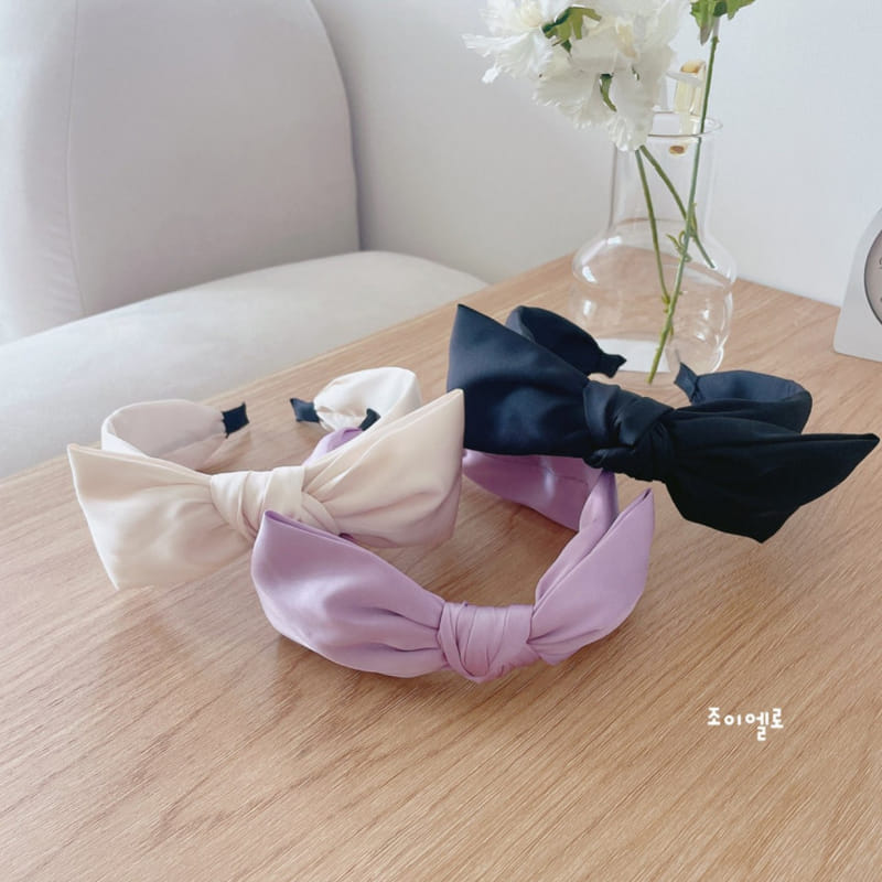 Joyello - Korean Children Fashion - #kidsstore - Satin Ribbon Hair Band - 2