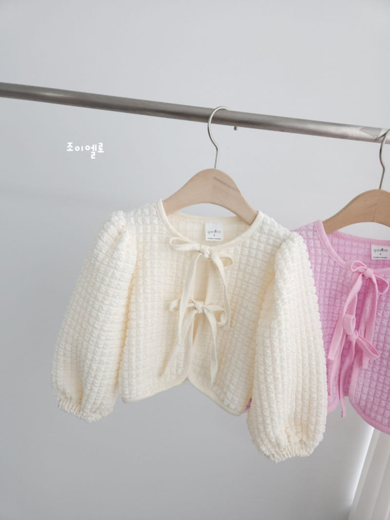 Joyello - Korean Children Fashion - #littlefashionista - Embo Cardigan - 2