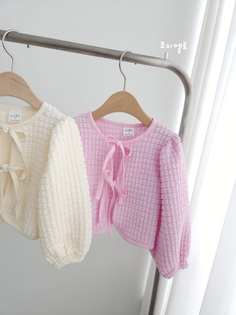 Joyello - Korean Children Fashion - #magicofchildhood - Embo Cardigan - 3