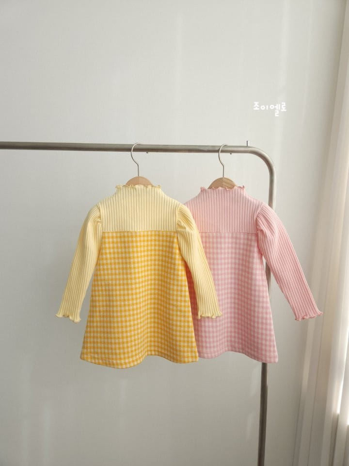Joyello - Korean Children Fashion - #magicofchildhood - Check Color One-Piece - 4