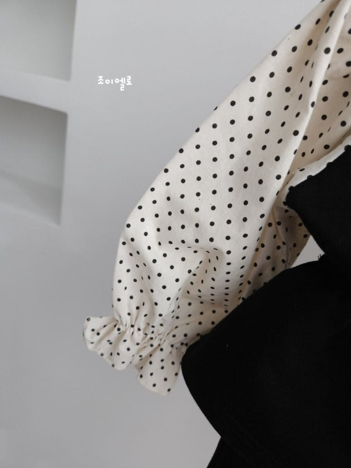 Joyello - Korean Children Fashion - #toddlerclothing - Dot Wide Top BottomSet - 4