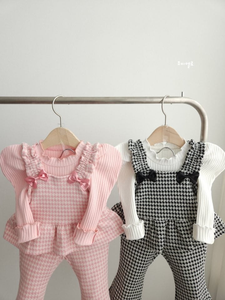 Joyello - Korean Children Fashion - #stylishchildhood - Bird Sleeveless Top Bottom Set - 2