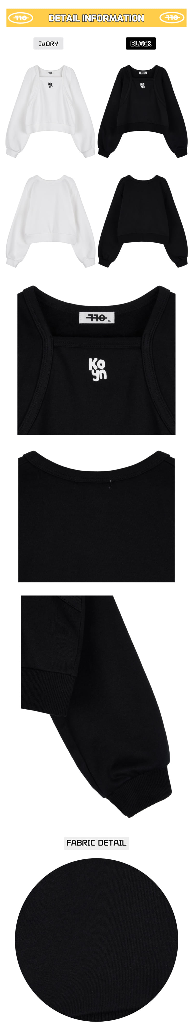 Kokoyarn - Korean Children Fashion - #Kfashion4kids - Girl Square Neck Tee - 11