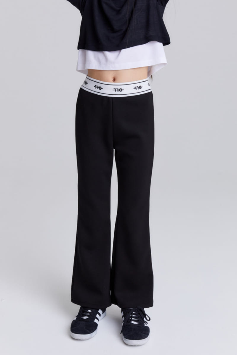Kokoyarn - Korean Children Fashion - #childrensboutique - Special Logo Banding Boots Cut Pants - 8