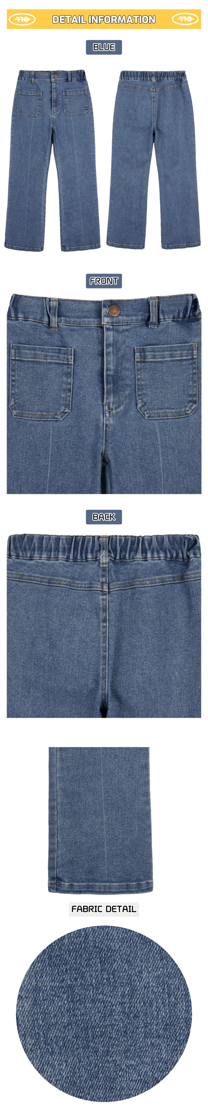 Kokoyarn - Korean Children Fashion - #designkidswear - Olson Denim Boots Cut Pants - 10