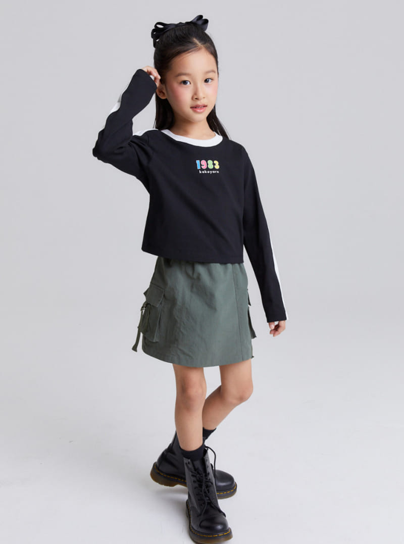 Kokoyarn - Korean Children Fashion - #kidzfashiontrend - 1983 Crop Tee - 2