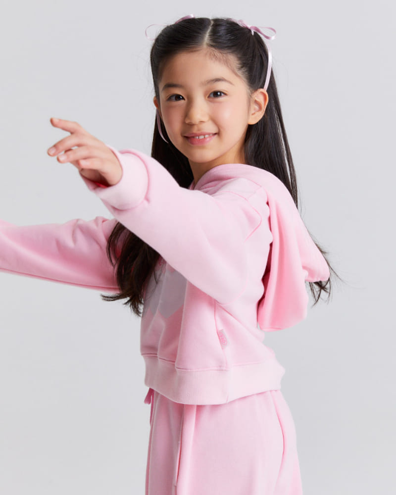Kokoyarn - Korean Children Fashion - #magicofchildhood - Heart Glam Hoody Tee - 8