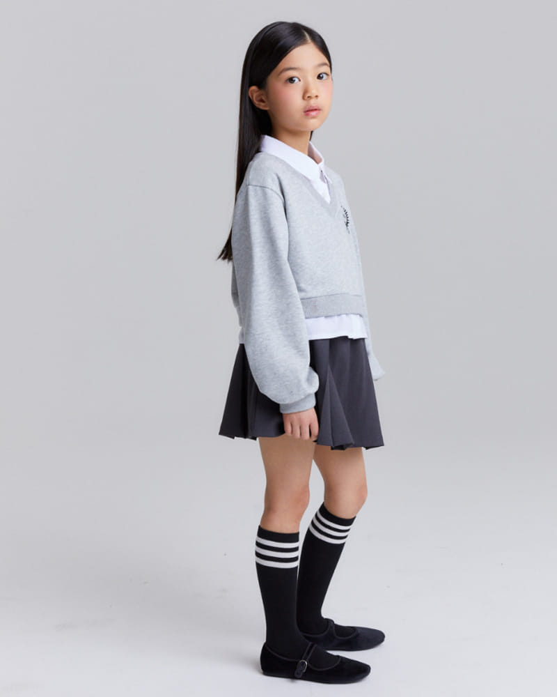 Kokoyarn - Korean Children Fashion - #prettylittlegirls - School Shirt Sweat - 3