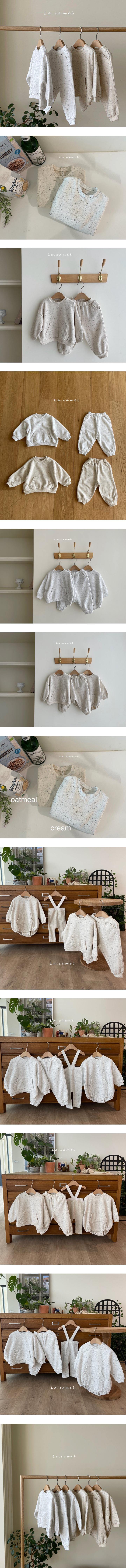 La Camel - Korean Children Fashion - #stylishchildhood - Cookies Top Bottom Set - 2