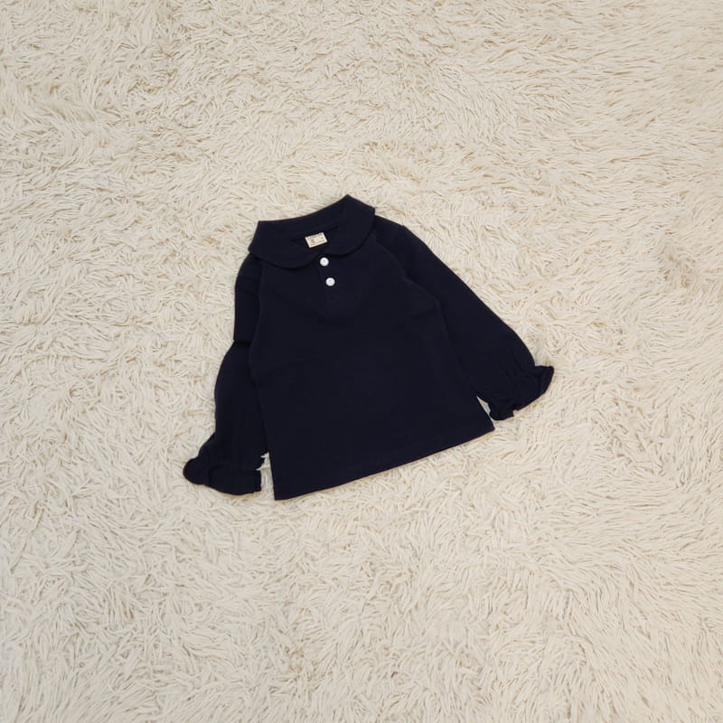 Lamp - Korean Children Fashion - #Kfashion4kids - Circle PK Collar Tee - 3