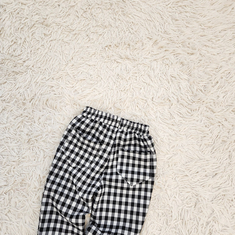Lamp - Korean Children Fashion - #Kfashion4kids - Check Span Pants - 2