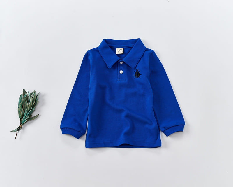Lamp - Korean Children Fashion - #childofig - Beetle Pk Collar Tee - 2