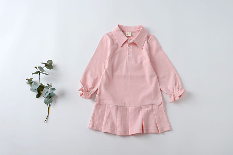 Lamp - Korean Children Fashion - #kidsshorts - Washing Wrinkle PK One-Piece - 2