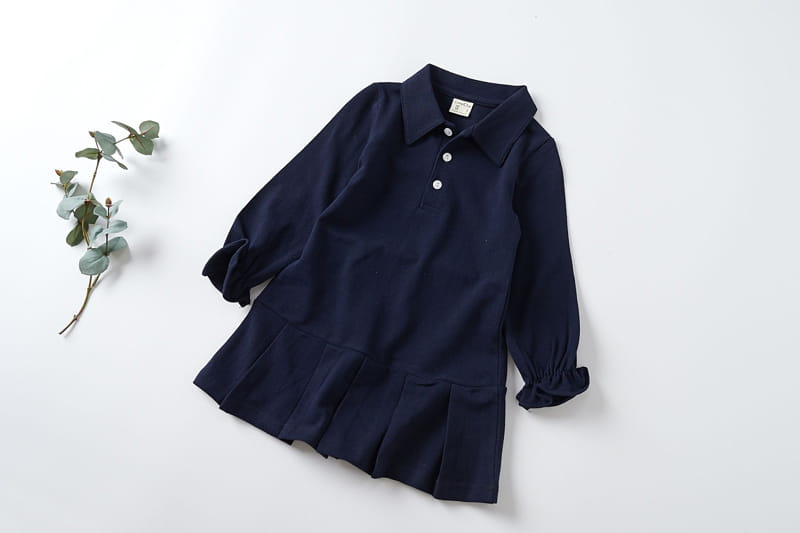 Lamp - Korean Children Fashion - #magicofchildhood - Washing Wrinkle PK One-Piece - 7