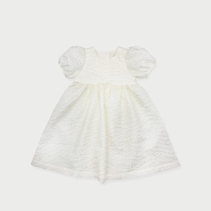 Le Bev - Korean Children Fashion - #Kfashion4kids - Pure Jacquard One-Piece