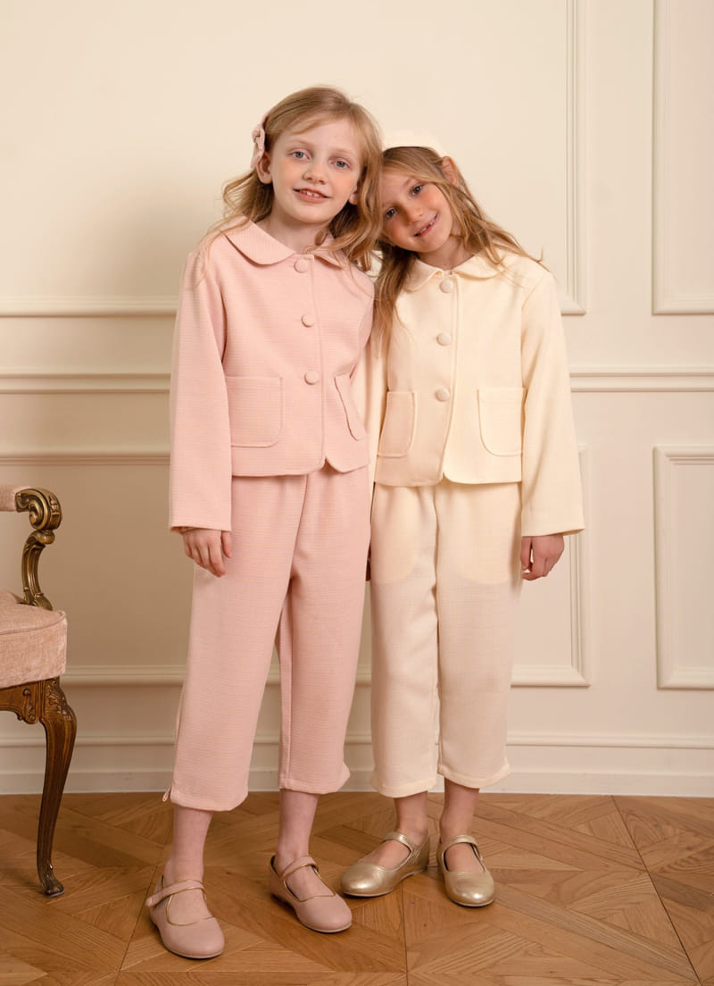 Le Bev - Korean Children Fashion - #Kfashion4kids - Adeline Tweed Pants - 7