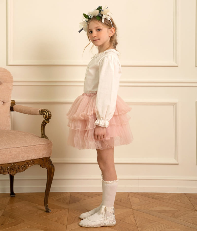 Le Bev - Korean Children Fashion - #childrensboutique - Pleated Can Can Skirt - 4