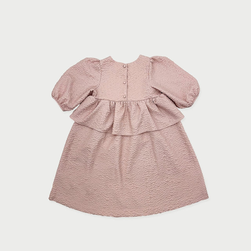 Le Bev - Korean Children Fashion - #discoveringself - Meli Jacquard One-Piece - 9