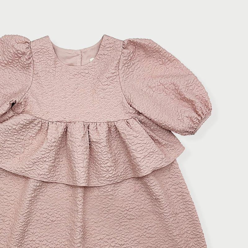 Le Bev - Korean Children Fashion - #fashionkids - Meli Jacquard One-Piece - 10