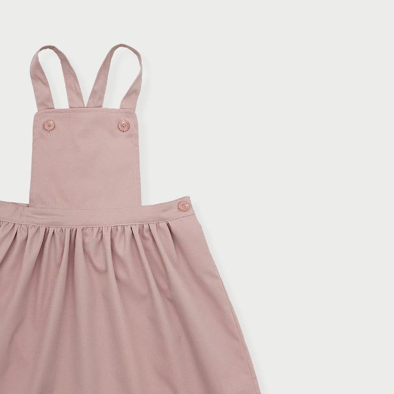 Le Bev - Korean Children Fashion - #kidsshorts - Faye Suspenders One-Piece - 10